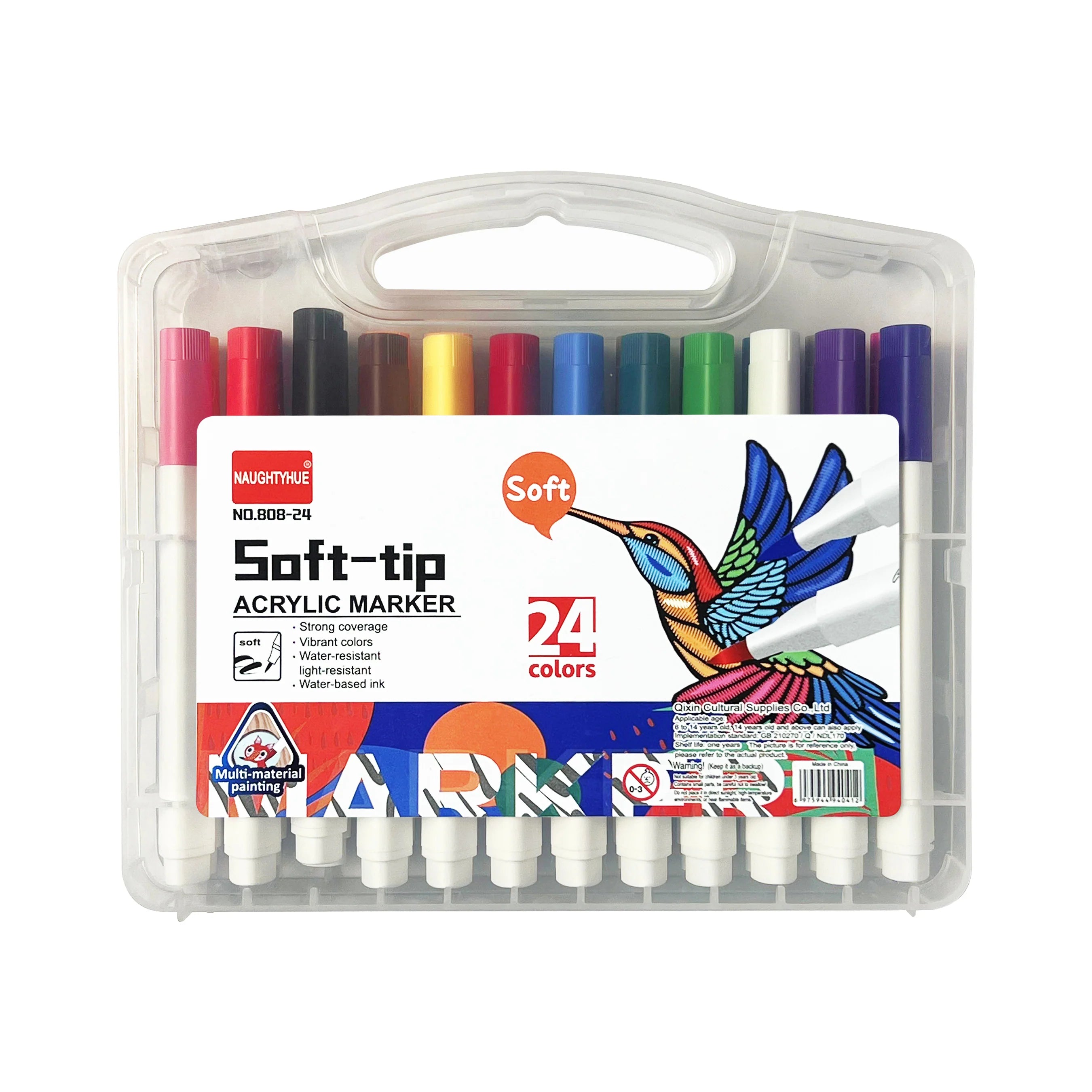 Soft tip Acrylic marker 24