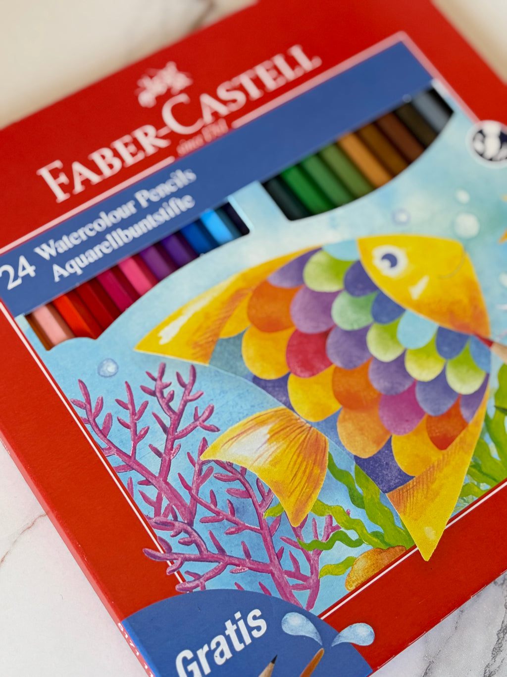 Faber - Castle 24 Watercolour Pencils
Aquarellbuntstifte