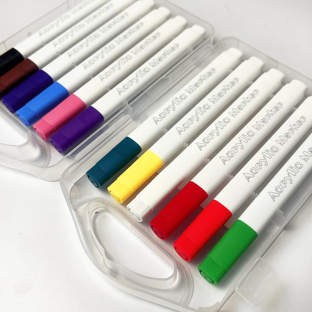 Soft tip Acrylic marker 12