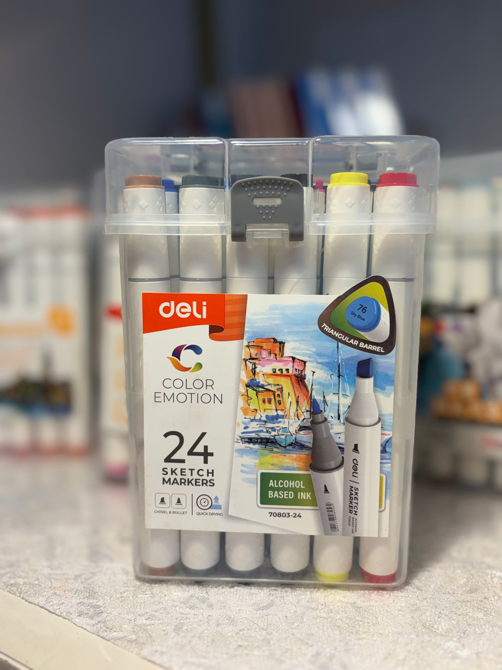 Deli 24 sketch markers