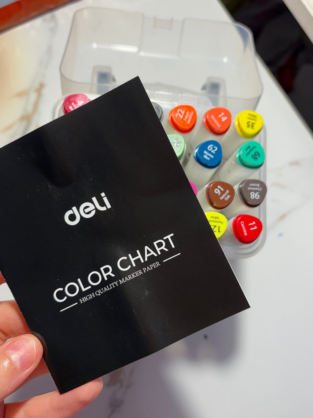 Deli 24 sketch markers
