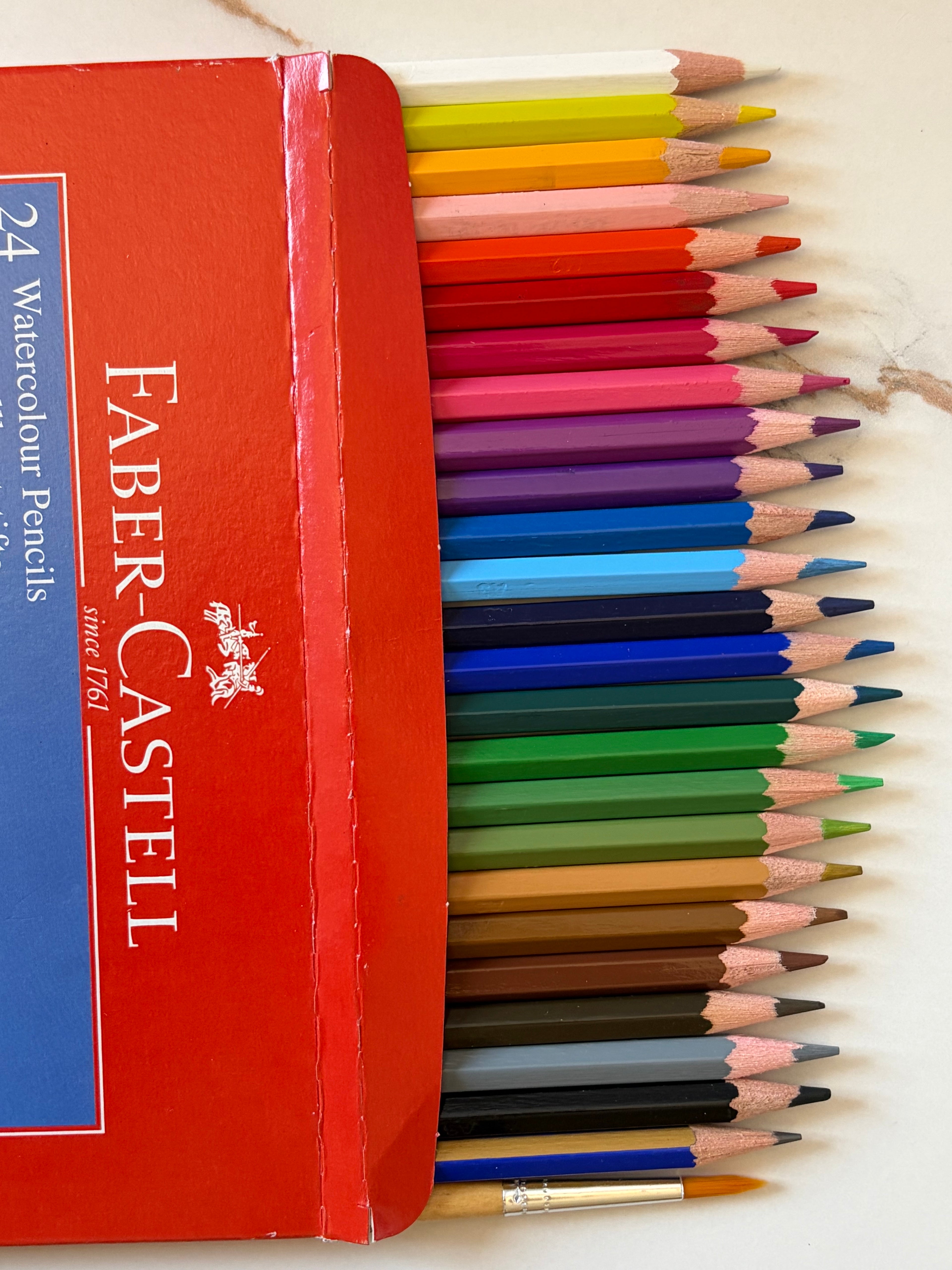 Faber - Castle 24 Watercolour Pencils
Aquarellbuntstifte