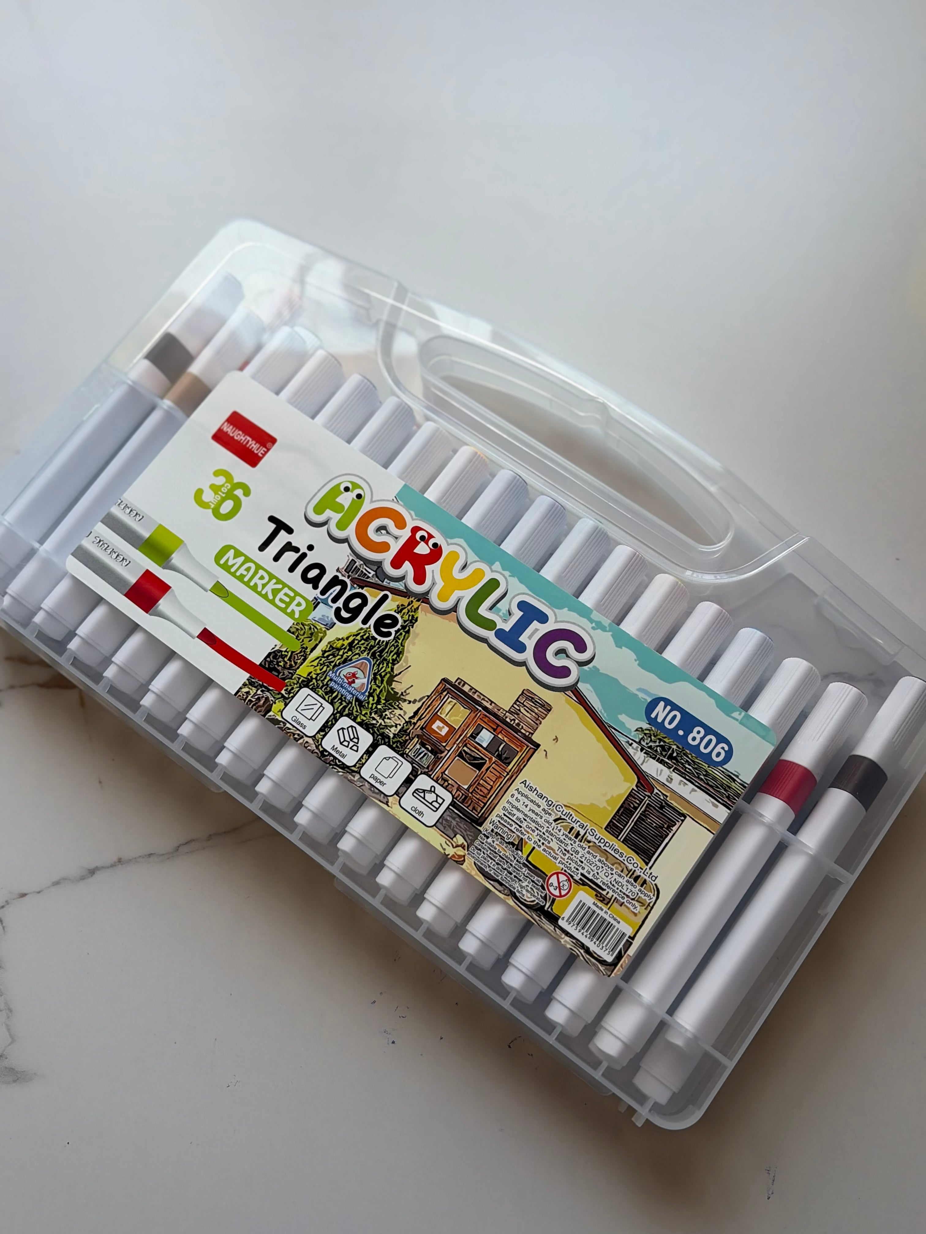 36 Acrylic pen Triangle