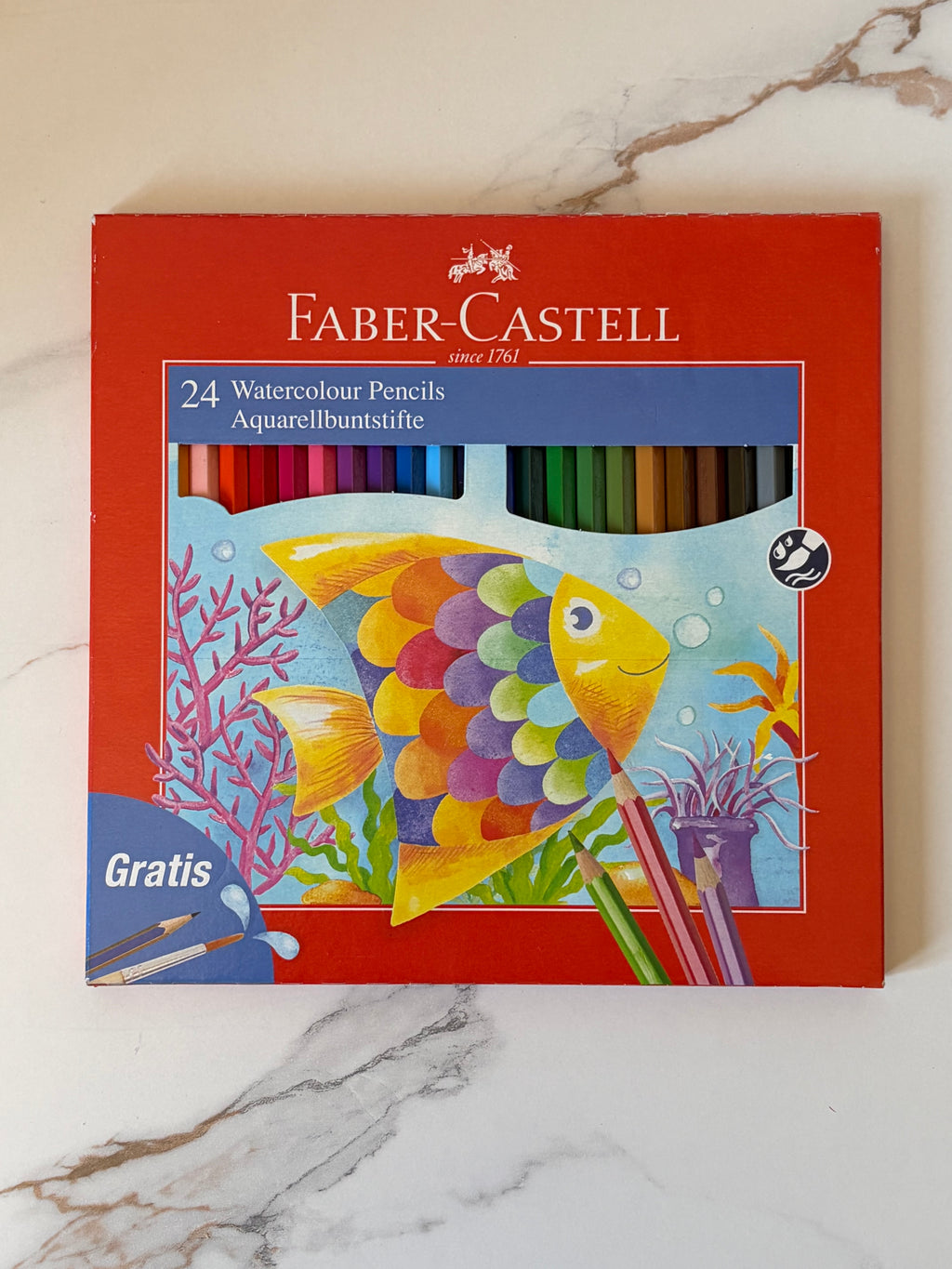 Faber - Castle 24 Watercolour Pencils
Aquarellbuntstifte