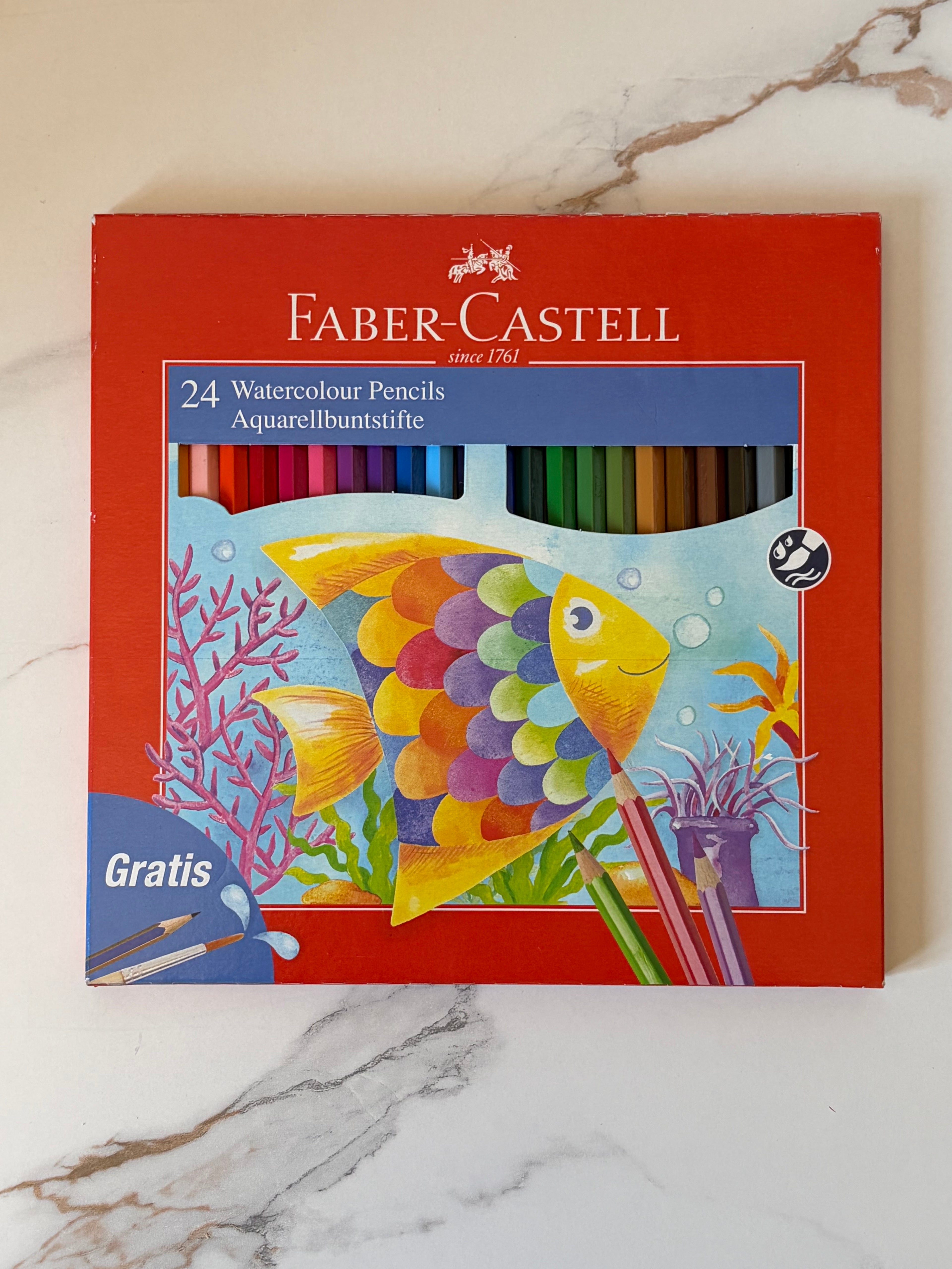 Faber - Castle 24 Watercolour Pencils
Aquarellbuntstifte