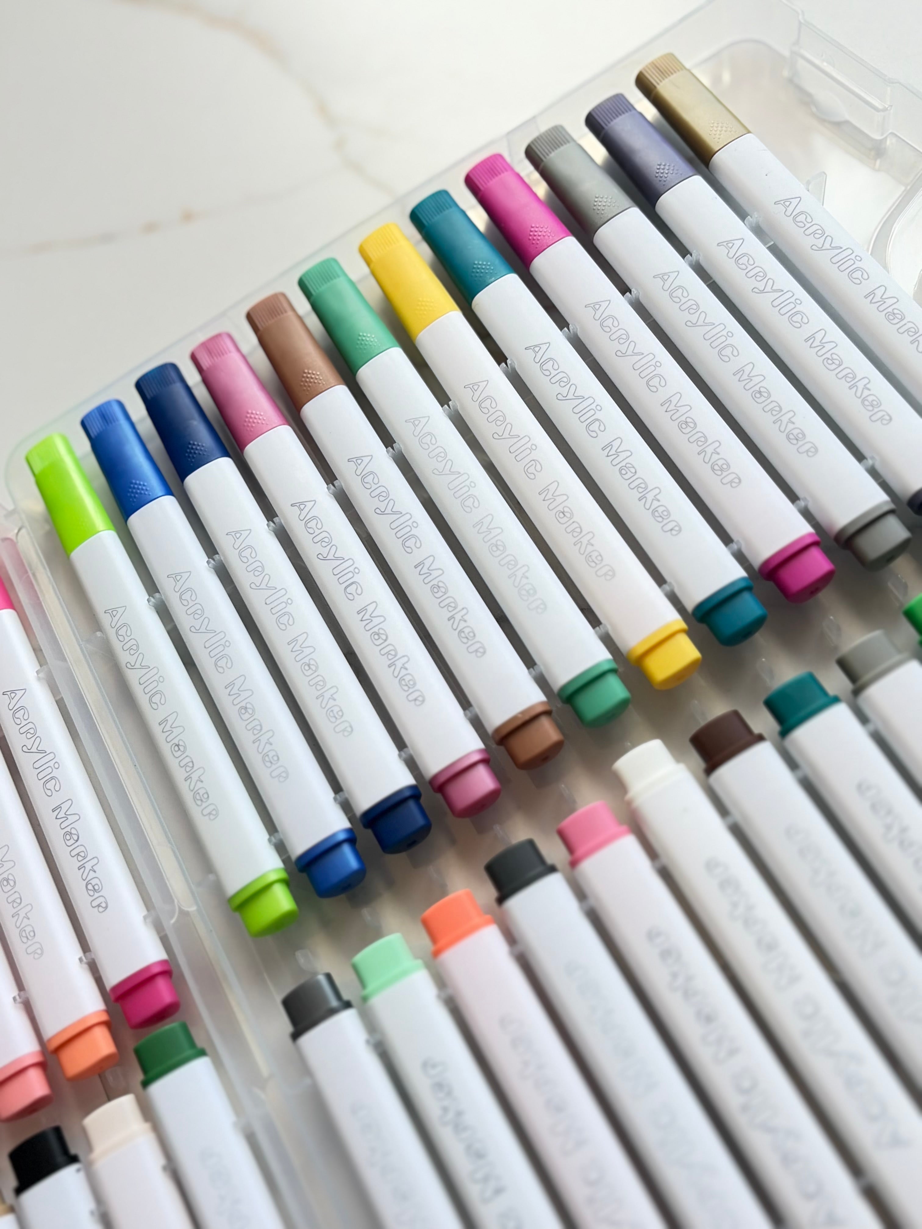 Soft tip Acrylic marker 48