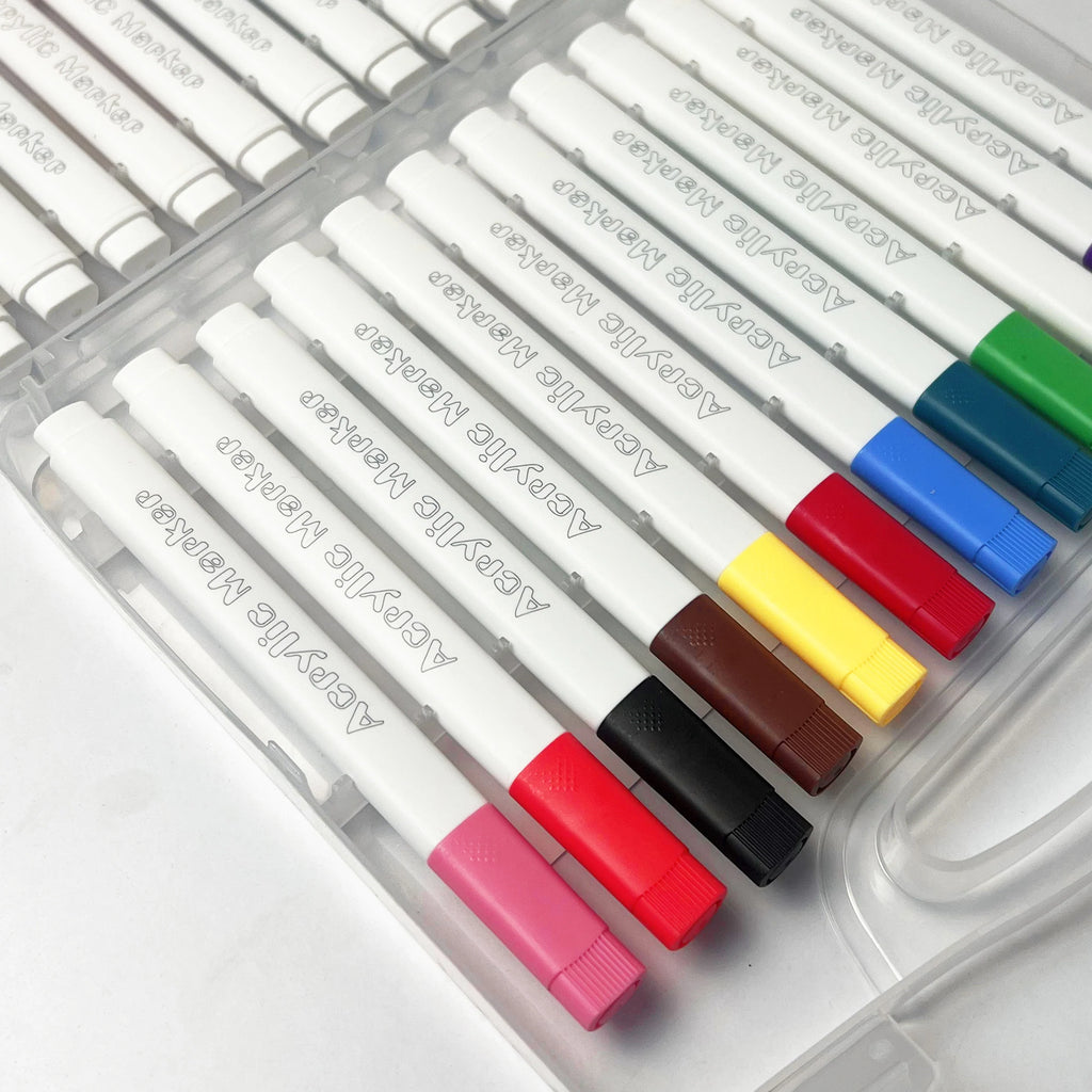 Soft tip Acrylic marker 24