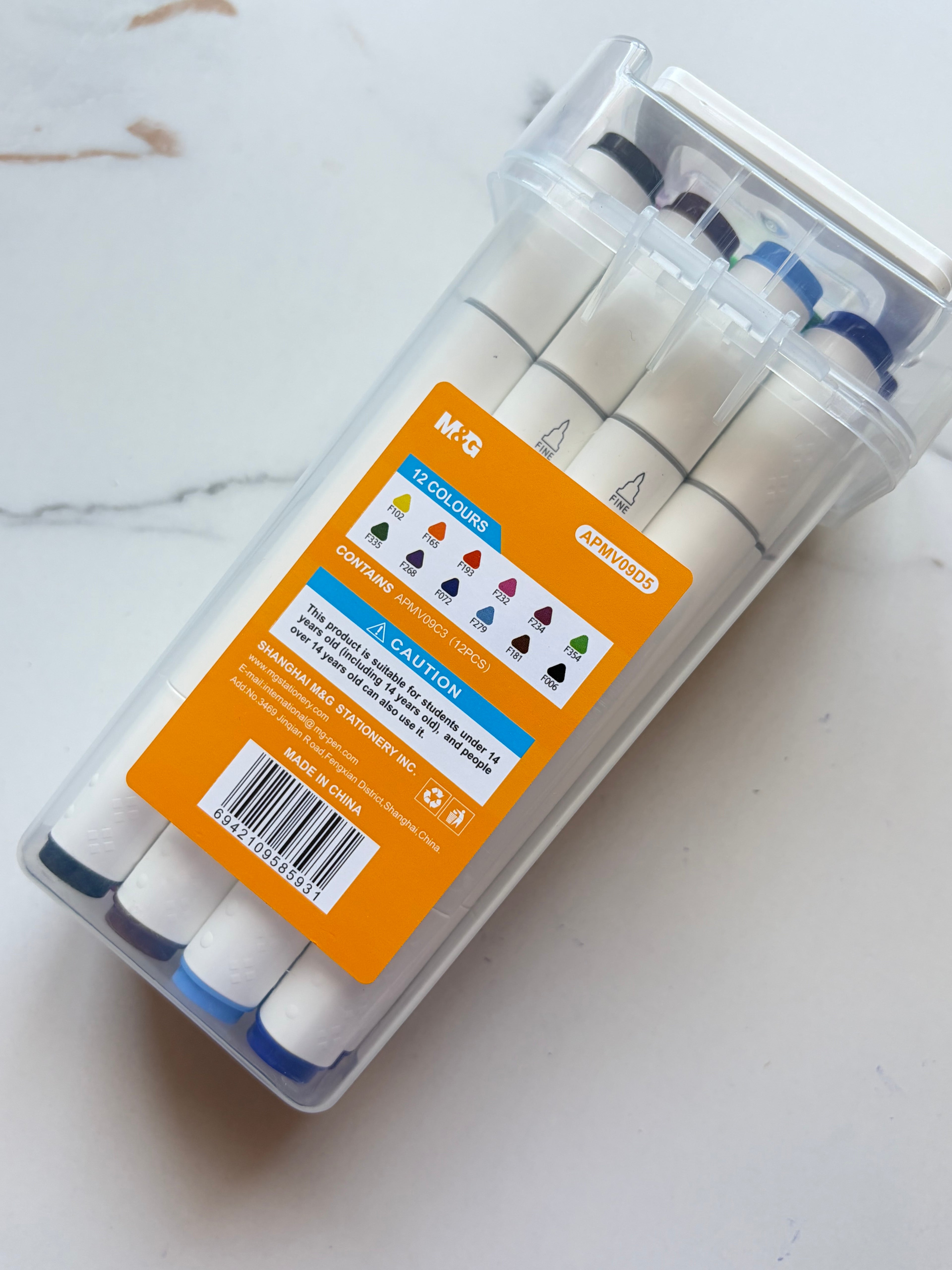 MG double tip marker 12