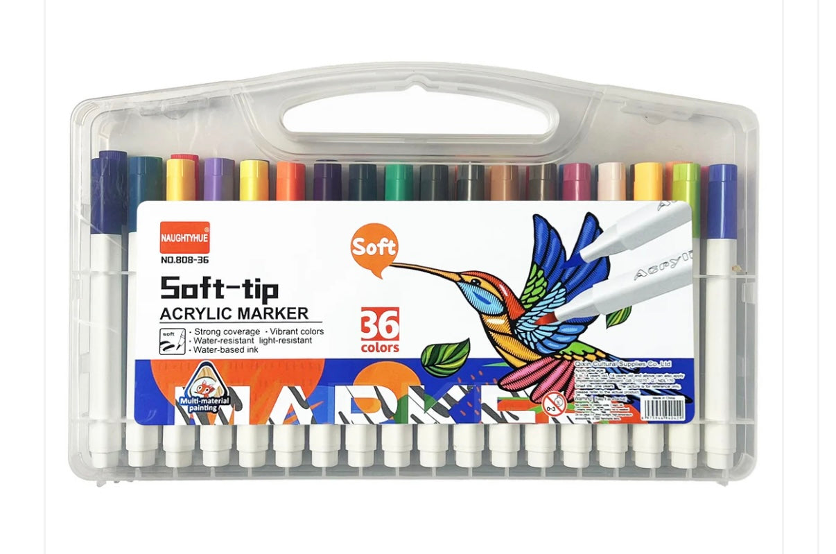 Soft tip Acrylic marker 36