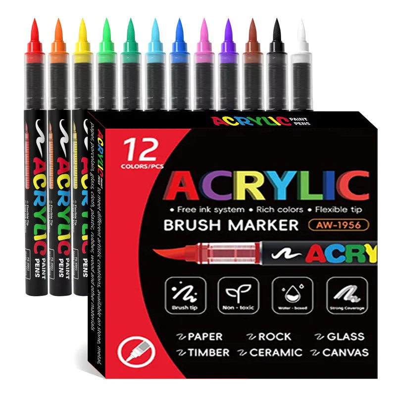 Acrylic brush tip 12