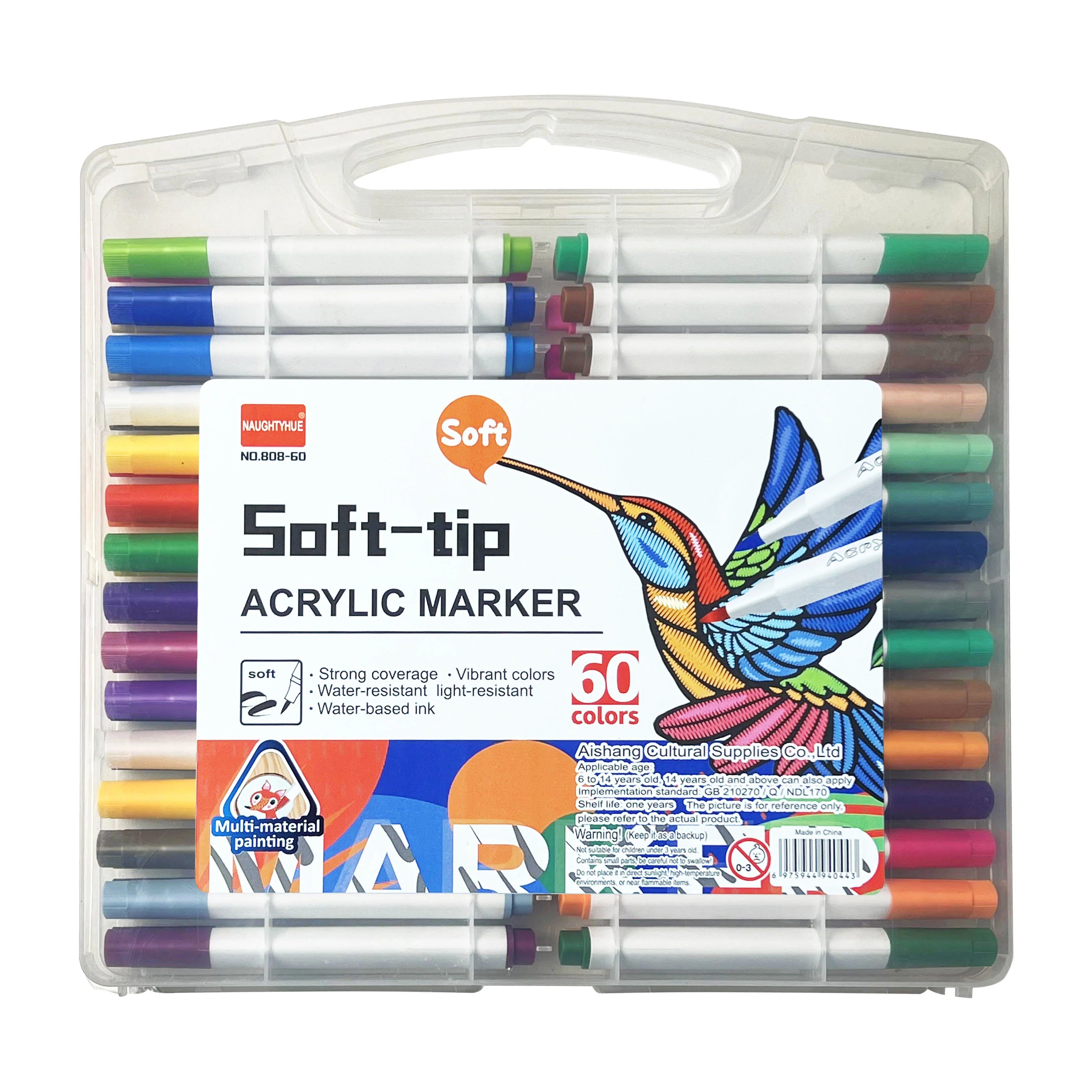 Soft tip Acrylic marker 60