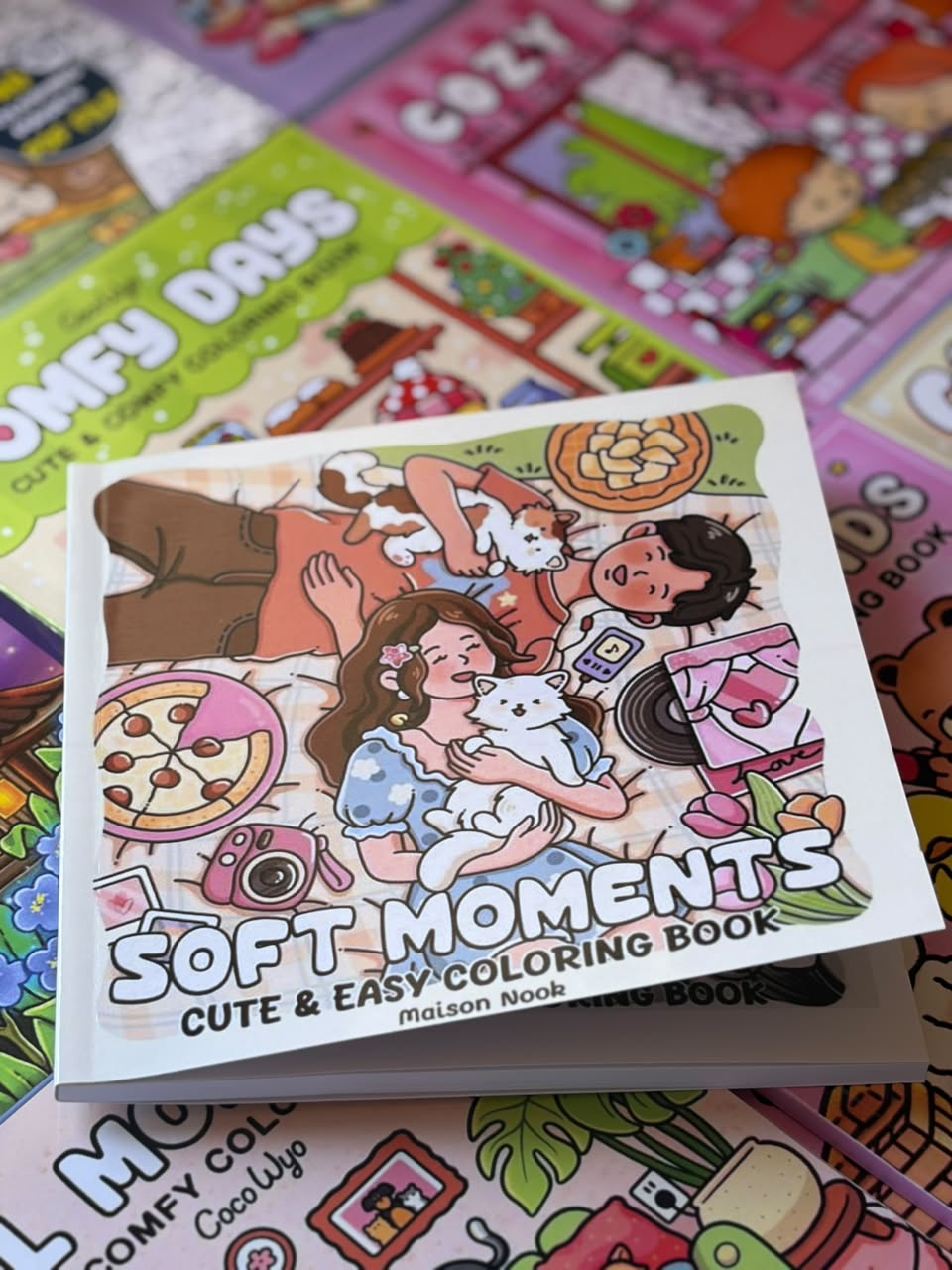Soft Moments Coloring Book
