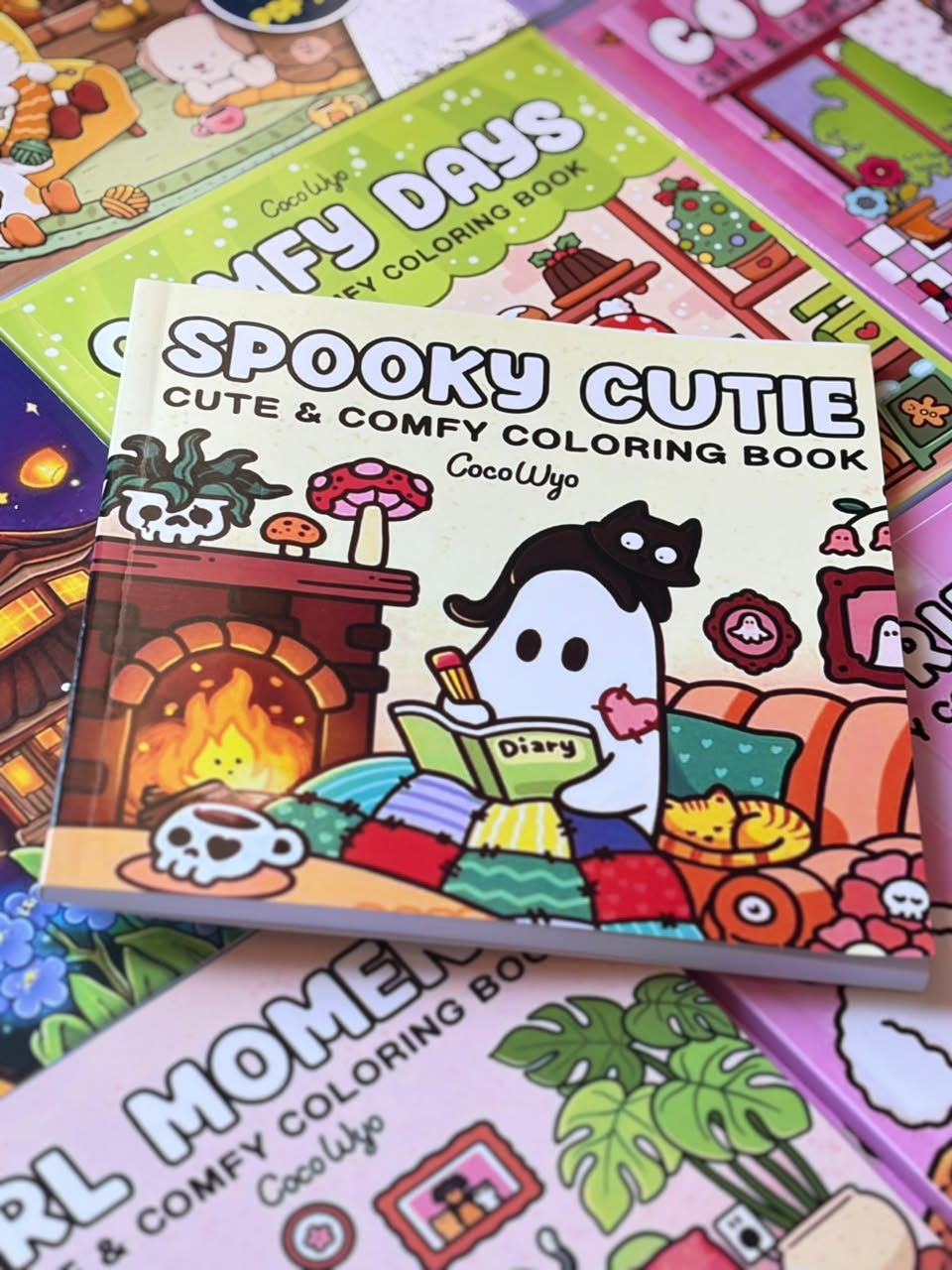 Spooky Cutie Coloring Book