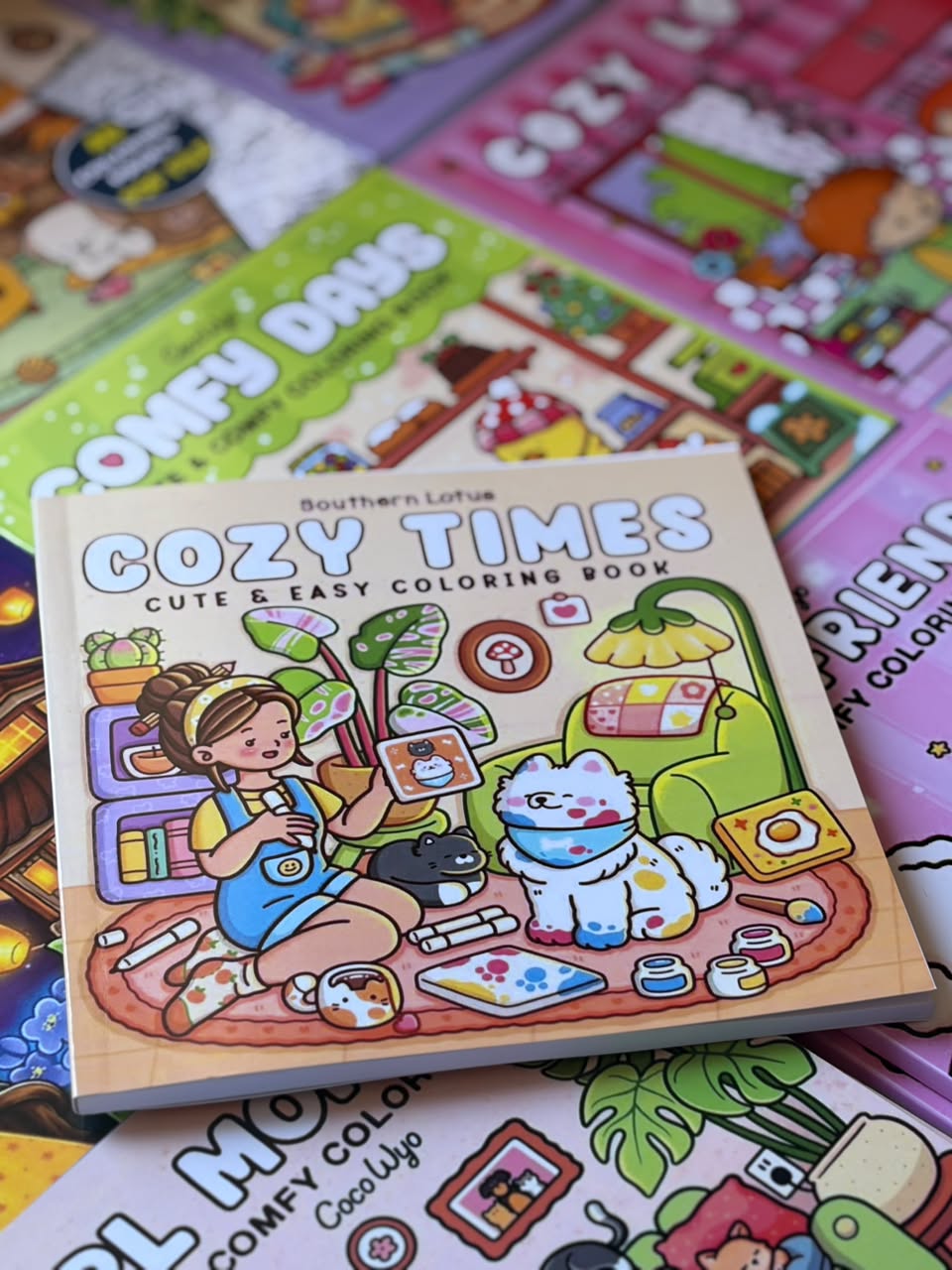 Cozy Times Coloring Book
